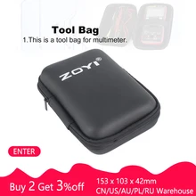 Мультиметр сумка для инструментов ручная посылка для переноски электрических карманов пакеты Органайзер аппаратные средства мультитестер метр тестер сумки