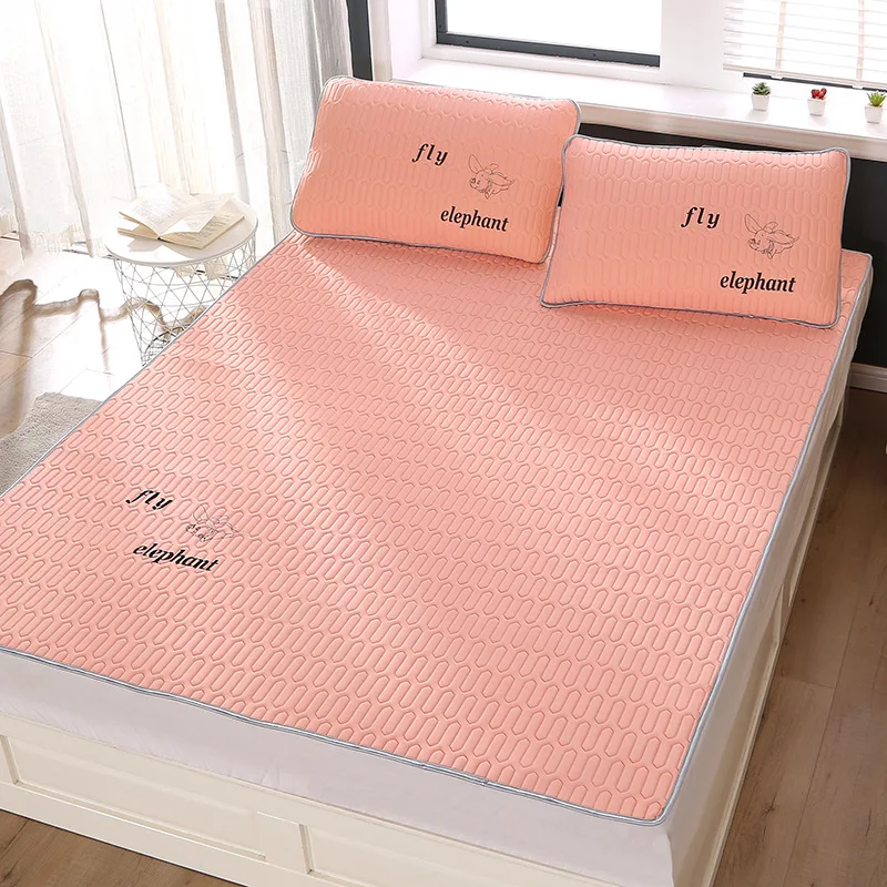 Fashion Silky Nano Latex Cool Bed Mattress Cover Summer Bed Sheet