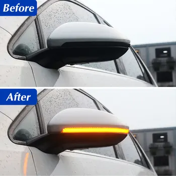 

2pcs Dynamic Blinker LED Turn Signal Rline Mirror Light for VW Golf MK7 7 GTI R GTD 7.5 GTI R Sportsvan Touran L II Lamando