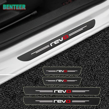 

4pcs carbon fiber REVO car Door Sills Guards sticker For volkswagen VW Golf 6 7 MK3 MK4 MK5 MK6 MK7 TDI R20 R32 GTI Polo CC