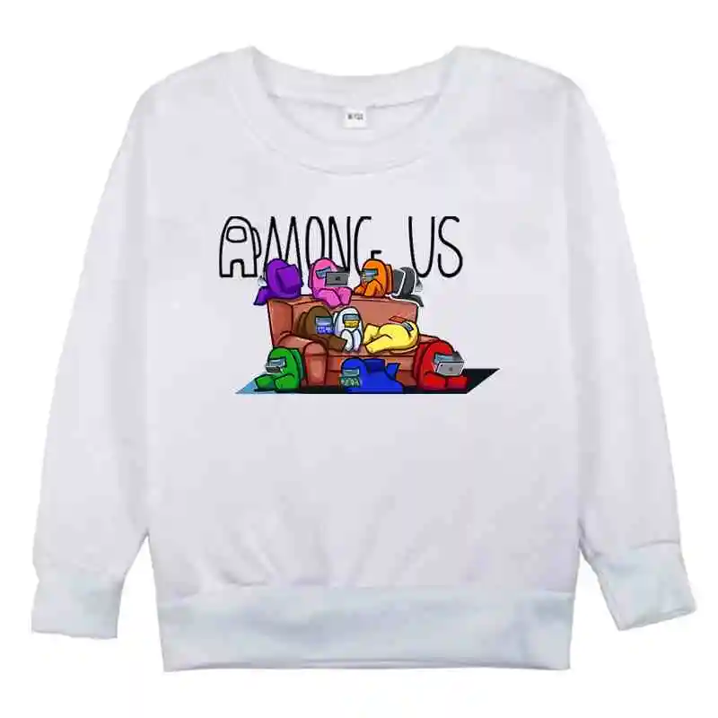 

Children Sweatshirts Among Us New Cute Kids Child Hoodie Boys Girls Cotton Long Sleeve Sportswear Toddler Comfortable Casual Top