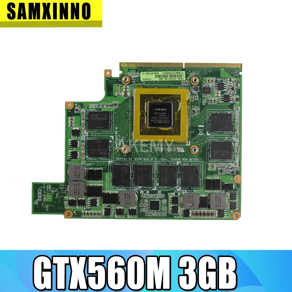 1PCS Mxmiii VGA video card GTX 560m GTX560M For Asus G73SW G73JW G53SW G53SX G53JW VX7 3GB | Компьютеры и офис