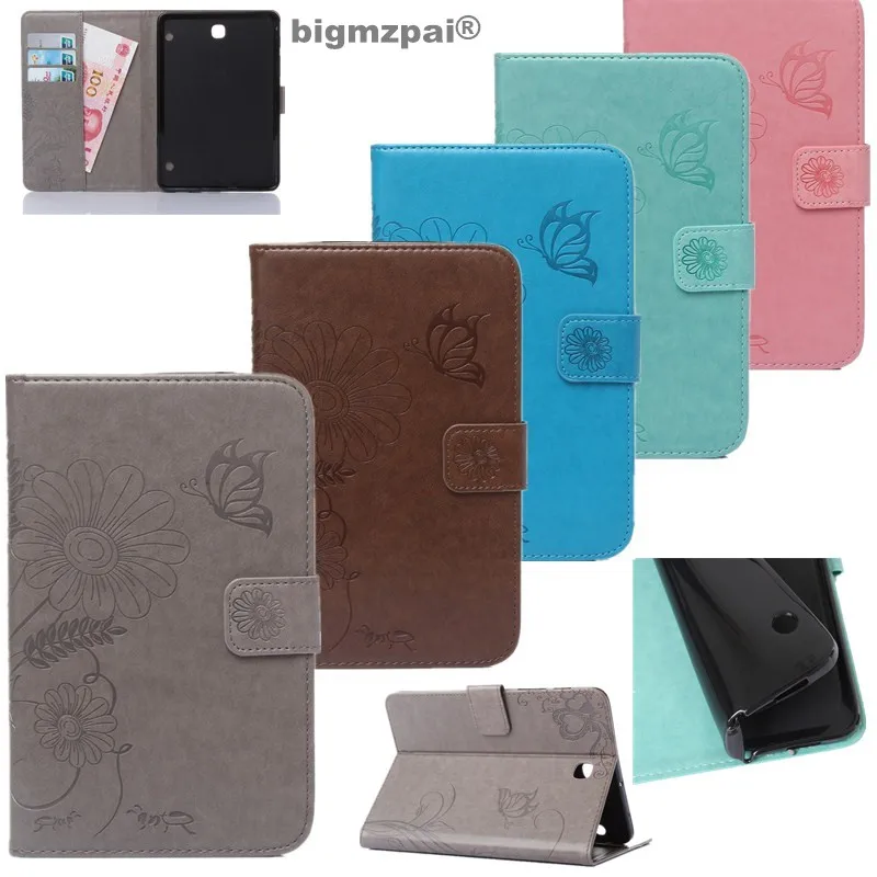 

Luxury Tablet Covers Cases For Samsung Galaxy Tab S2 8.0 SM-T710 T715 PU Leather Flip Book Stand Smart Cover Wallet Card Holder