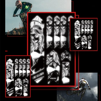 

ENLEE MTB Reflective Stickers Wear-Resistant Anti-Skid Waterproof Frame Protection Stickers Removeable Road Bicycle Accessories