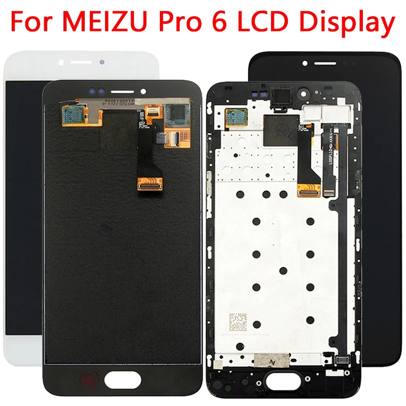 

100% Tested 5.2 inch LCD For MEIZU Pro 6 LCD Display Touch Screen With Frame Assembly For Meizu Pro 6 M570M M570H LCD Repair