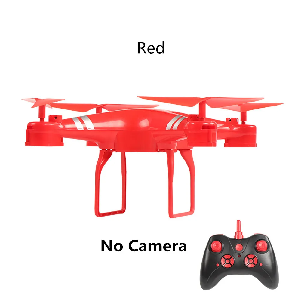 Дрон 4k камера HD Wifi Трансмиссия fpv Дрон с воздушным давлением фиксированная высота четырехосный Самолет rc вертолет Дрон с камерой - Цвет: Red No Camera