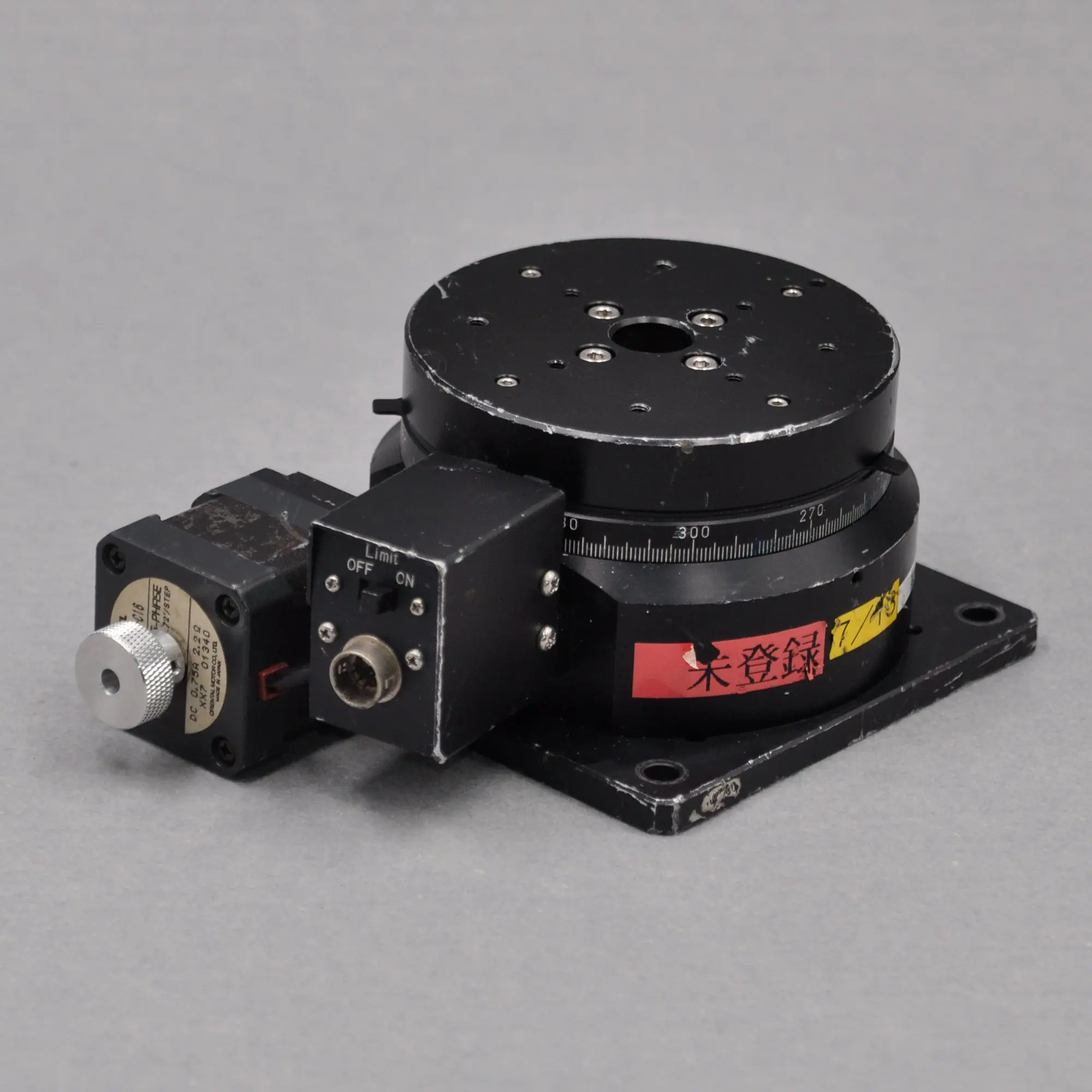 

R-axis K402-100M micron-level CNC indexing plate, electric high-precision fine-tuning rotary displacement slide table 100mm