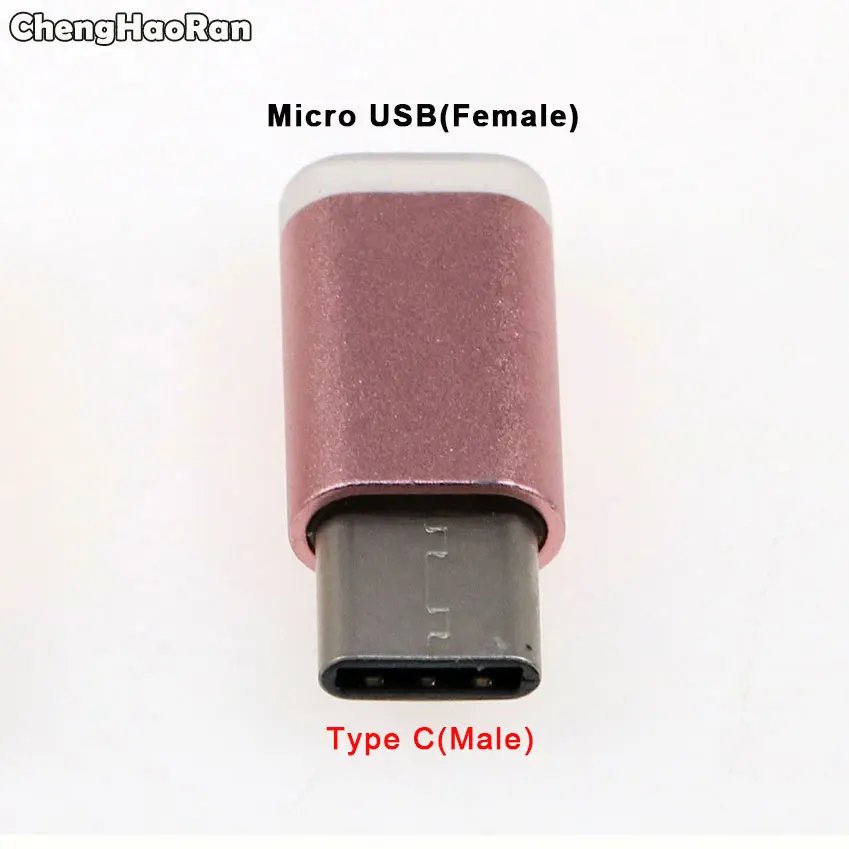 ChengHaoRan Micro USB конвертер адаптер для iPhone X 8 7 6 Plus type C/IOS для Micro USB адаптер для samsung S8 Xiaomi 9 Letv