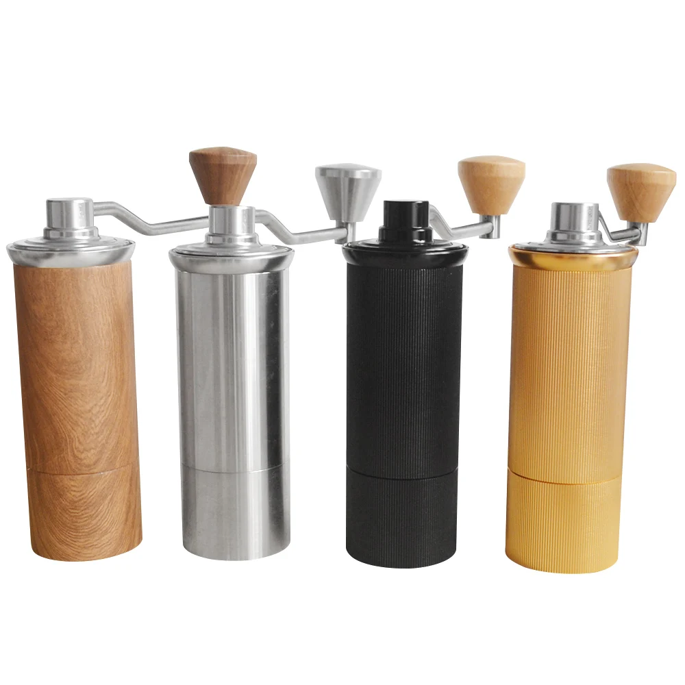 Comprar XEOLEO molinillo de Café Manual 45MM molino de café de aluminio negro marrón plata oro 15g Mini máquina café portátil