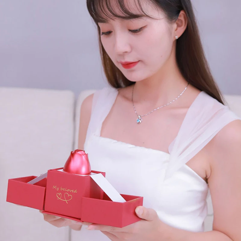 I Love You Roses Bloom Necklace in 100 Languages Gift Set 5 Hbf4204a140504f77bb249bc5aa6c30e90