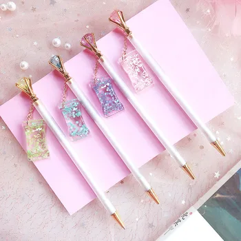 

0.5mm Kawaii Pendant Automatic Pencils Cute Diamond Mechanical Pencil With Sharpener For Kids School Office Supplies Stationery