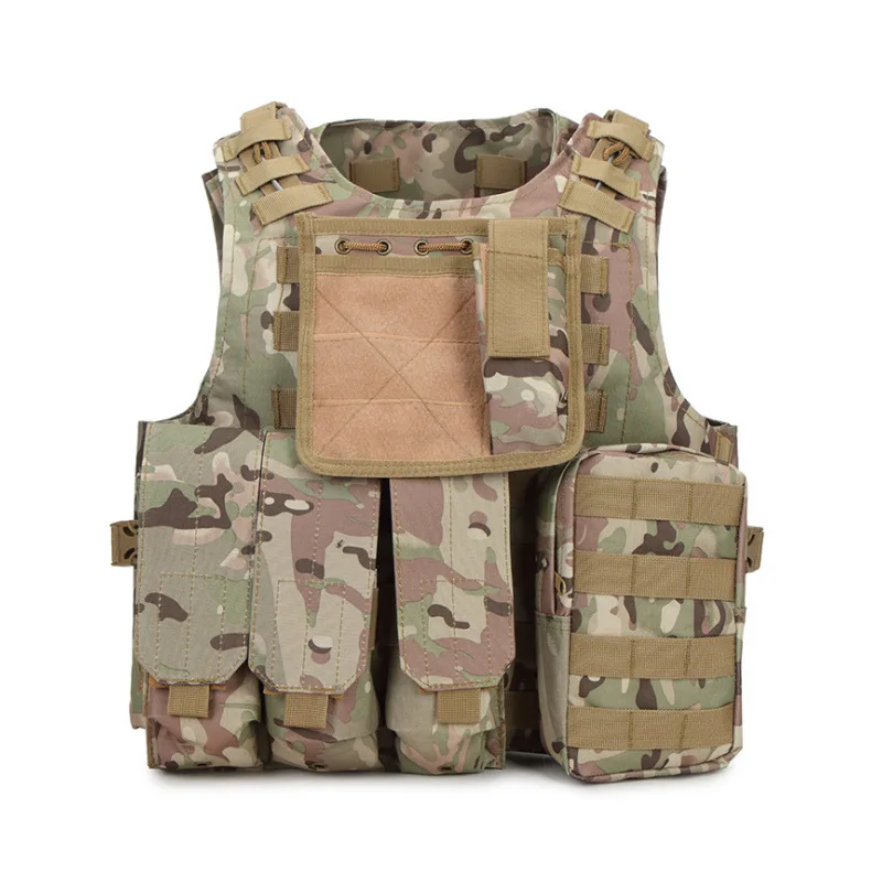 

Amphibious Tactical Vest CS Field Operations Camouflage Vest Defensive Waistcoat Outdoor Combat Vest Equipment