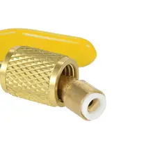 3 шт запорный клапан 1/4 SAE хладагент R410A R134A подходит для A/C зарядный шланг HVAC