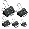 Black Metal Dovetail Paper Clip Paper Clip 19 25 32 41 51 Mm Foldback Binder Clips Black Grip Clamps Office Stationery Book Clip ► Photo 1/6