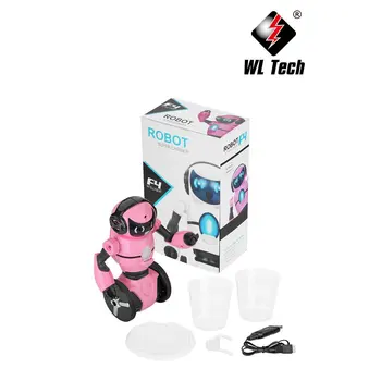 

WLtoys F4 Camera Mini Robot Walk Music Dance Wifi Gesture G-Sensor Control Kids Toy Programming Obstacle Avoidance Two-Wheeled