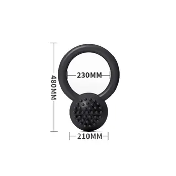 USB charge Vibrating Cock Ring Vibrator Male Time Delay Ring Penis Sex Toys For Men Woman Prolonging Climax Adult Sex Products 2