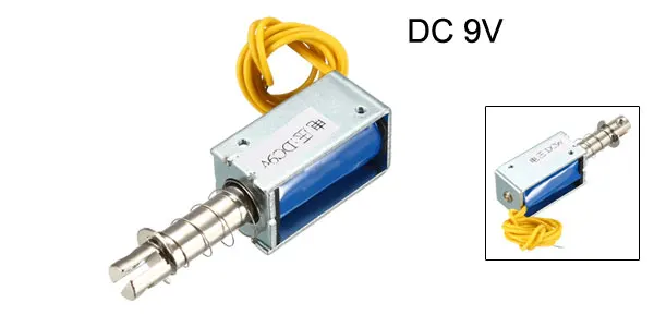 10mm 50g UXCELL тянуть Тип соленоид Электромагнит постоянного тока 3/9/12/24V 120g 3/5/10 мм открытая рамка линейного движения для дома Приспособления торговый автомат - Цвет: 10mm 50g