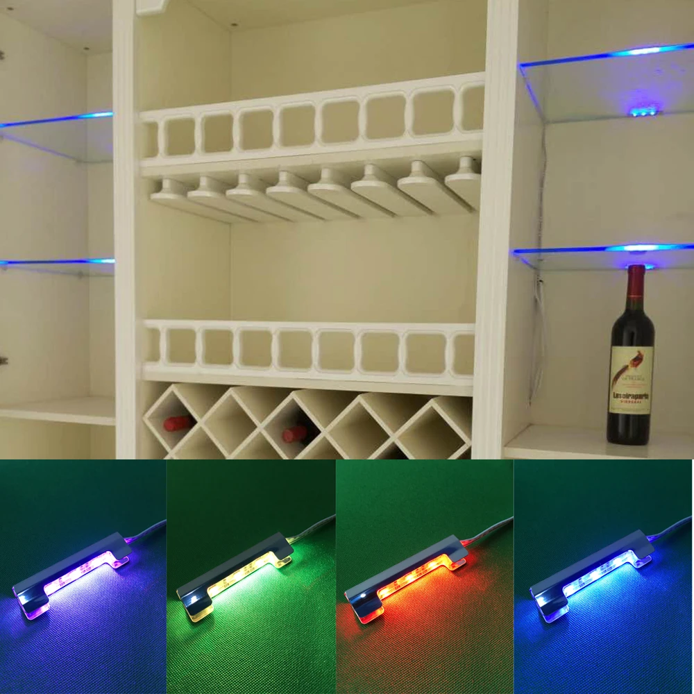 glass shelf lights