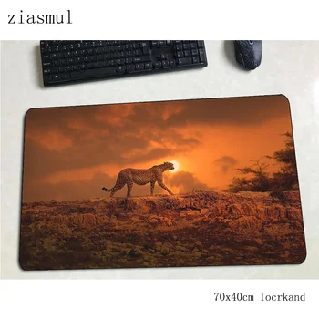 

cheetah print mousepad gamer Indie Pop 70x40cm gaming mouse pad Professional notebook accessories laptop padmouse ergonomic mat