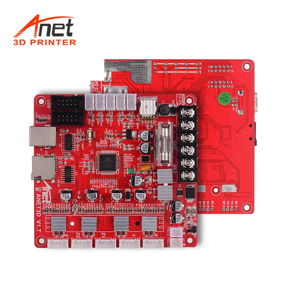1/2/3 pcs Anet A1284 Base V1.7 база Управление материнской платы Материнская плата для A8 плюс