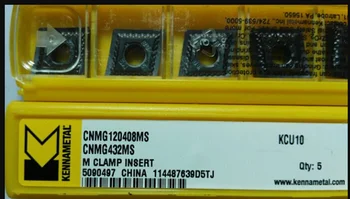 

10PCS KENNAMETAL CARBIDE INSERT CNMG120408MS KCU10