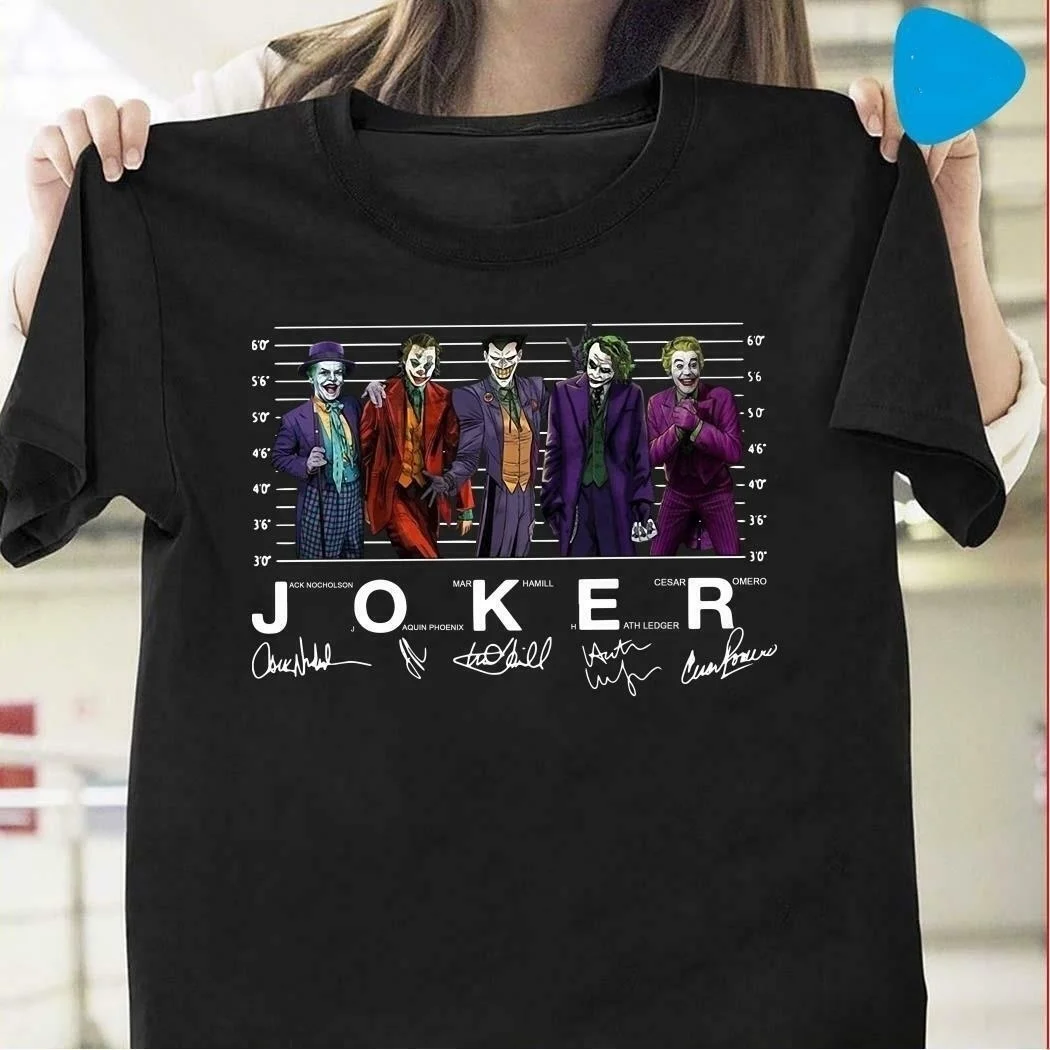 HAHAYULE-JBH Новая мода унисекс Джокер Хоакин Феникс Футболка Джек Марк хит Джокеры рубашка женская и Мужская футболка