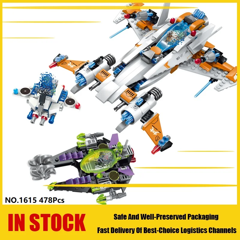 

Space Adventure 1615 478pcs Chase Destroyer Action Figure Building Blocks Educational Toys For Kids Gifts Compatible With