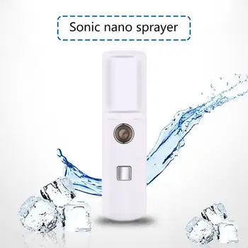 

20mL USB Face Nano Mist Sprayer Facial Skin Moisturizing Nebulizer Steamer Moisturize Hydrating Sprayer Device Beauty Instrume