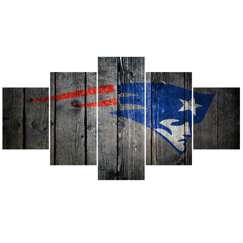 Sport Ball Patriots Team Paintings Wall Home Decor New England Canvas Painting Calligraphy For Living Room Bedroom