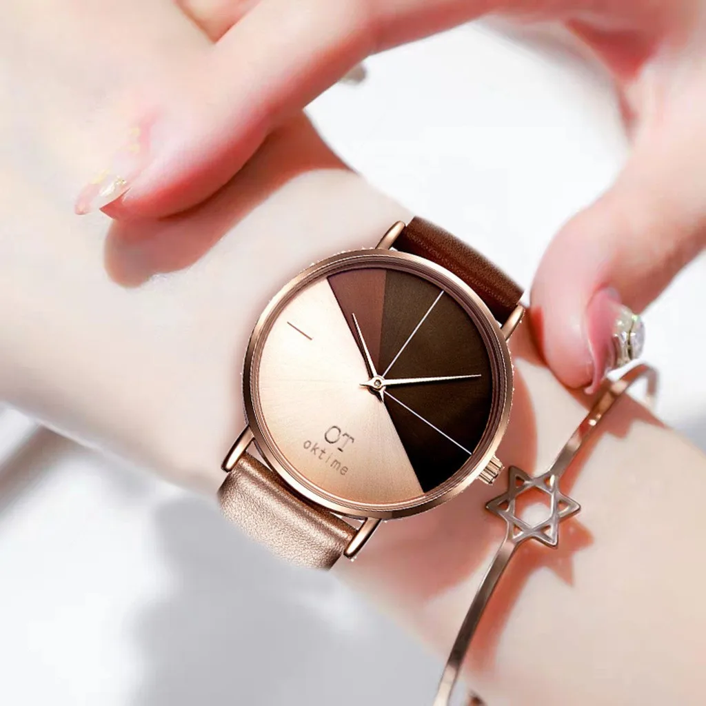 Luxury Women Watch Creative Fashion Quartz Wrist Watches 2020 New Ladies Unique Dial Watches Analog Clock Relogio Feminino afbeelding