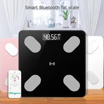 

0.1kg -180kg Bathroom Scales Body Fat Scale LCD Digital Smart Voice Bluetooth APP Electronic ​Scales Body Composition Analyzer