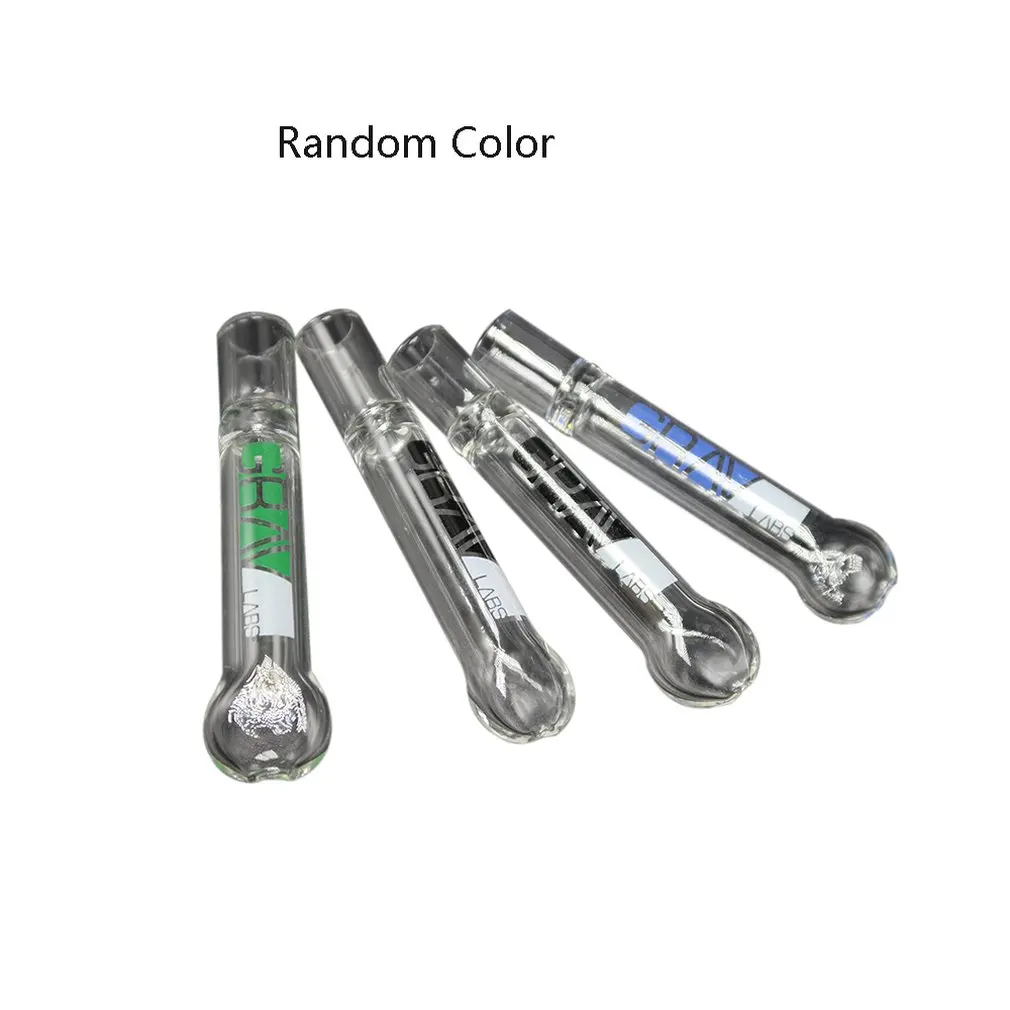 10,5 см стеклянная труба красочные Зеленые Черные синие прозрачные трубки для курения лучший подарок для отца и мужчины