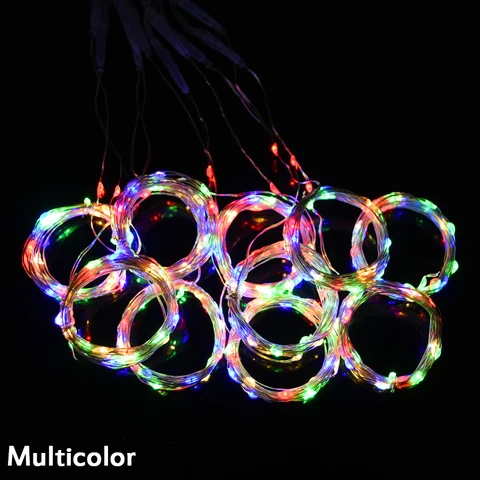 LED Curtain Garland Fairy String Lights Remote Control USB Lamp For Christmas Home Bedroom Birthday Party Wedding Decorations