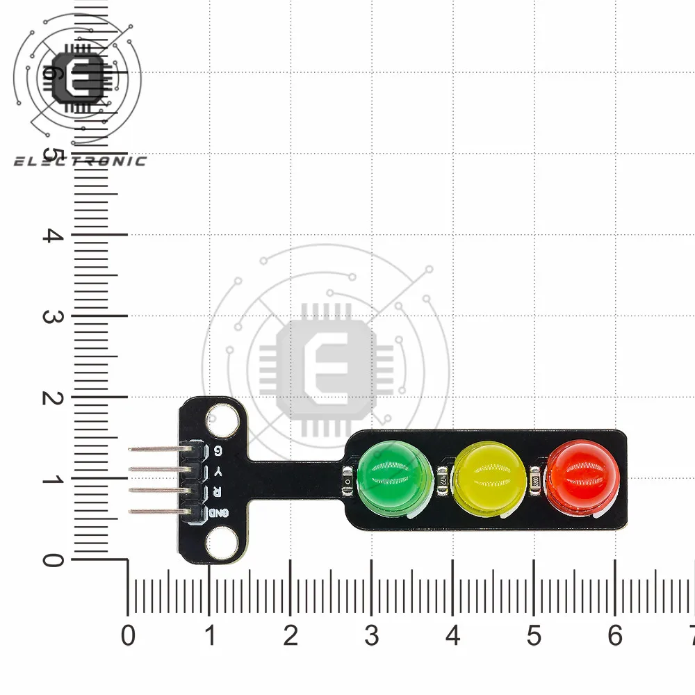 Mini LED Traffic Light Module 5V Traffic Light Lighting Module Digital Signal Output Ordinary Brightness Red Yellow Green 5mm led modules led module