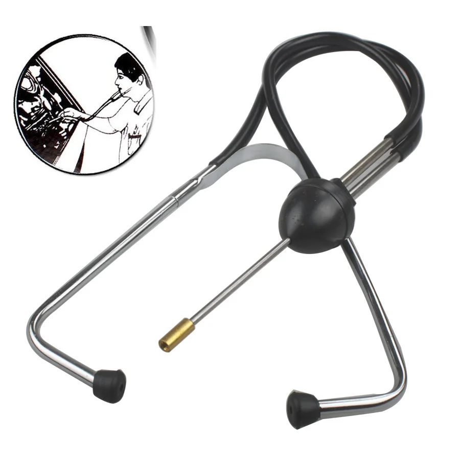 EVGATSAUTO Automotive Stethoscope Kit Mechanics Stethoscope Car Engine Tester Cylinder Stethoscope Diagnostic Tool Hearing Tool EVGATSAUTO Automotive Stethoscope Kit Mechanics Stethoscope Car Engine Tester Cylinder Stethoscope Diagnostic Tool Hearing Tool