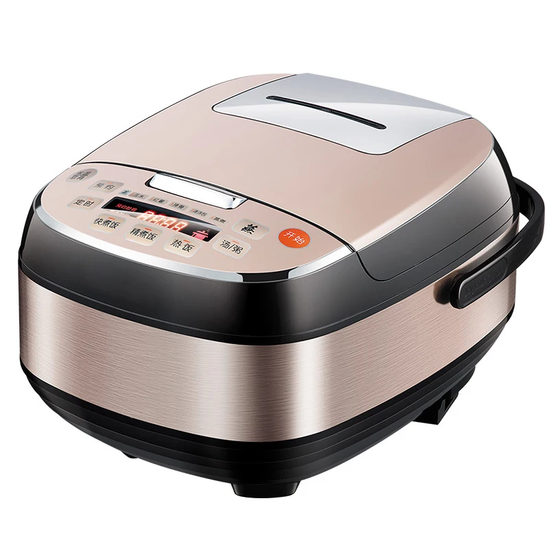 

6L Large Capacity Electric Rice Cooker Handheld Home Rice Soup Cooking Multicooker Intelligence Full Automatic Kitchen Appliance