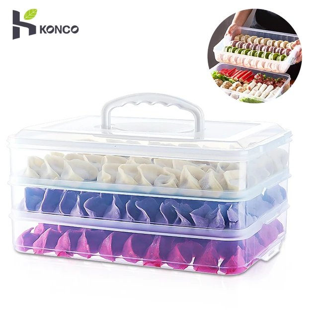 Transparent 2 Tiers Cupcake Carrier with Lid Stackable Layer