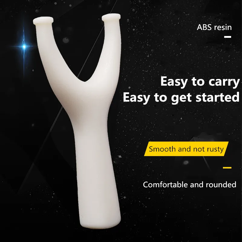 High-precision resin hunting slingshot professional outdoor entertainment big bow door catapult with flat rubber band slingshot 3