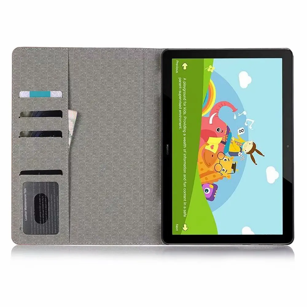 Luxury Crocodile Coque for Huawei MediaPad T5 10.1'' AGS2-W09L09L03W19 Case PU Leather Card Slot Funda For Huawei T5 10 Cover  (2)