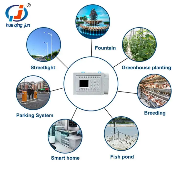 Huaqingjun 12DI 12DO Ʈ  PLC RS485 Modbus RTU PLC, ġ ũ