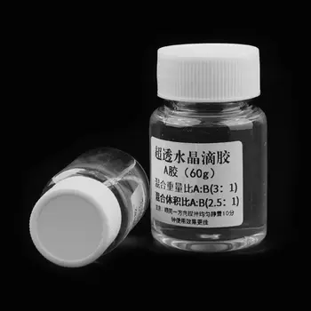 

Ultra-transparent AB Crystal Glue Two Component Epoxy Resin Sealant Quick Drying M0XB