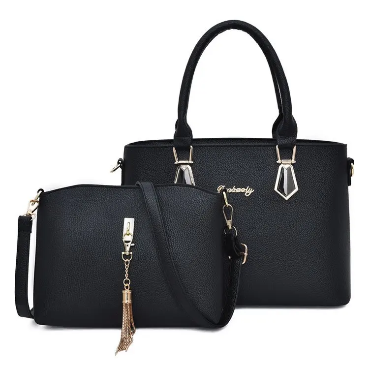 

New Style Embossed Leather WOMEN'S Bag WOMEN'S Handbag Crossbody Bag Different Size Bags Two-Piece Set Leisure Bag