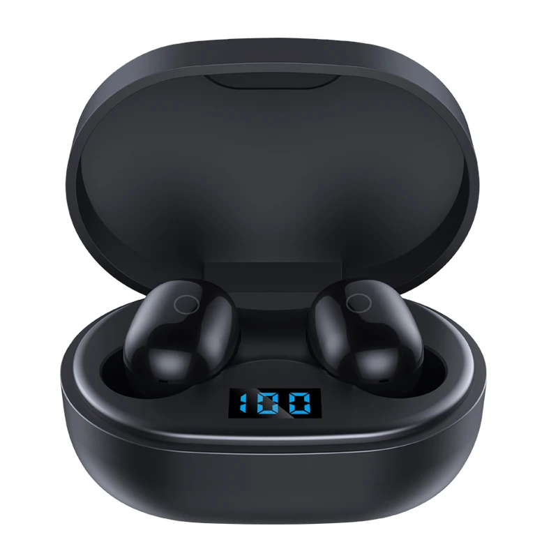 Беспроводные стереонаушники TWS Bluetooth зарядное устройство 300 мАч светодиодный