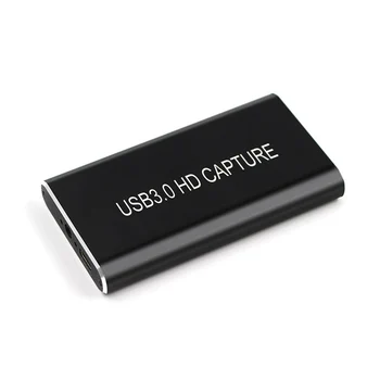 

USB 3.0 Video Capture Card HD to Type-C/USB 3.0/Audio Out 1080P 60fps Game Adapter with HDMI Loop Output for Windows Linux Os X