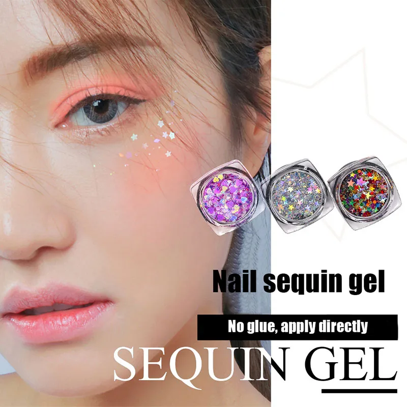 

2019 New Silver Glitter Eyeshadow 12 Color Glitter Eyes Palette Monochrome Eyes Shimmer Powder Makeup Festival Face Jewels