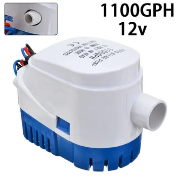

1pc High Quality Boat Water Pump 12V DC 1100GPH Automatic Bilge Pump With Switch DC Submersible Pump 12V DC For Boats