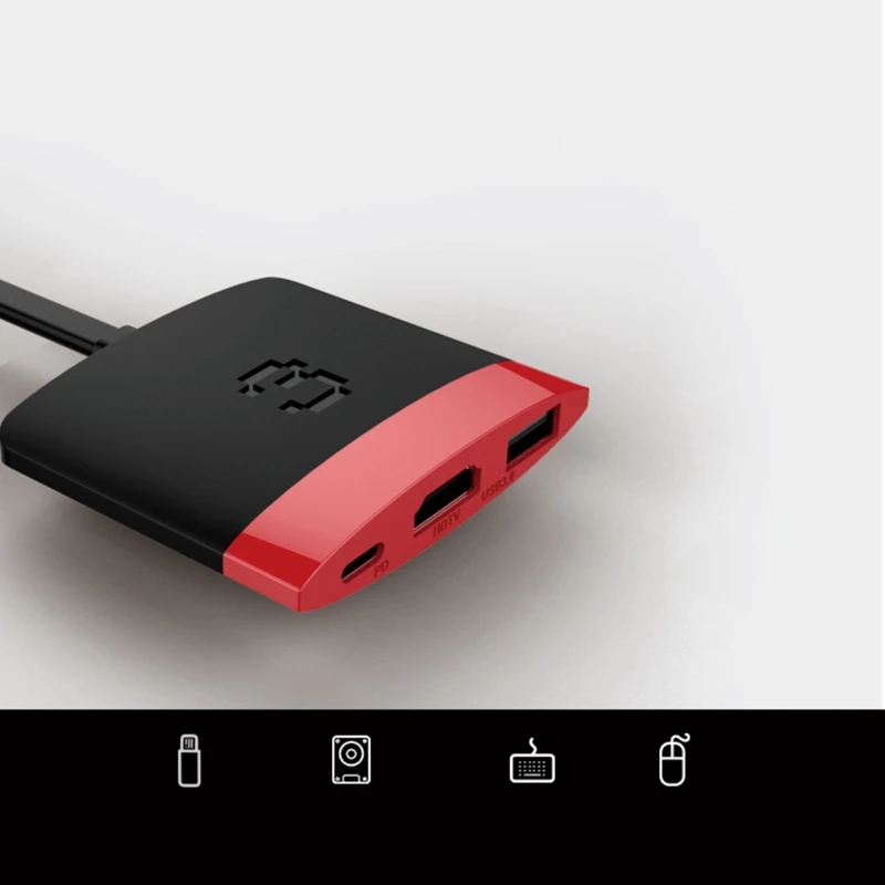 3 в 1 Thunderbolt 3 usb-хаб type C к HDMI 4K 60HZ USB3.0 PD 60W быстрая зарядка для Macbook Pro samsung S9 S10 huawei Matebook
