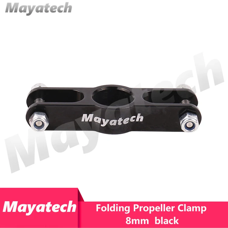 Mayatech складной пропеллер клип набор 5 мм/6 мм/8 мм для RC самолета - Цвет: BLACK 8MM