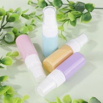 

5 Pcs 10ML Random Color Empty Glass Bottle Cosmetics Refillable Spray Bottle Essential Oil Mist Spray Container Perfume Bottle