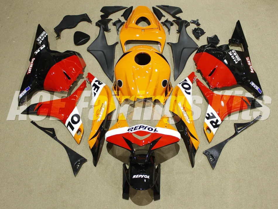 

Top Injection molding New ABS Full Fairing Kit 100% Fit For Honda CBR600RR 09 10 11 12 F5 2009 2010 2011 2012 Fairings repsol